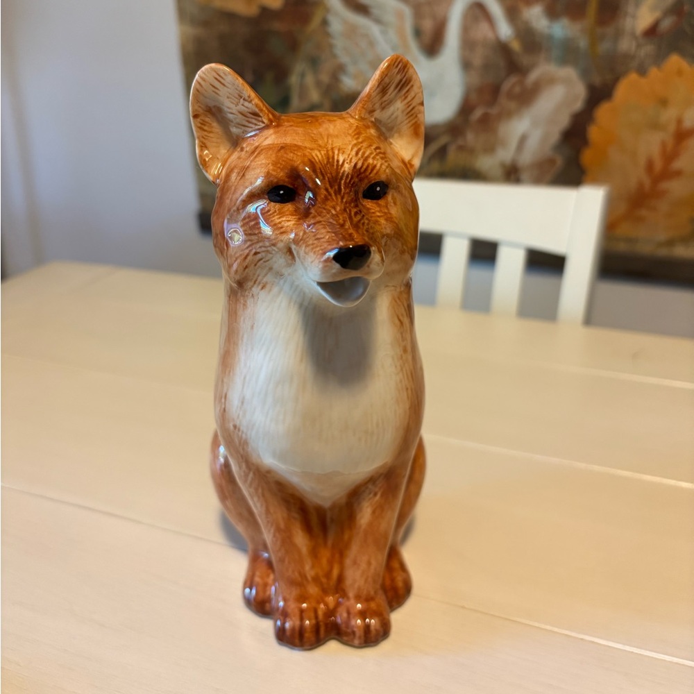 Fox water pitcher.